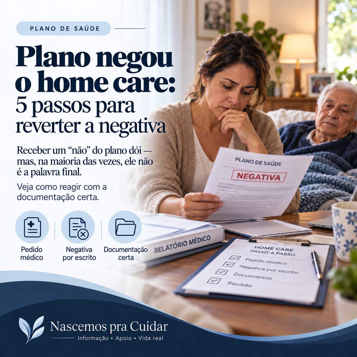 Capa: pedido de cobertura de saúde negado